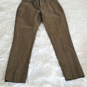 BANNANA REPUBLIC GOLD SPARKLE AVERY PANT 00P